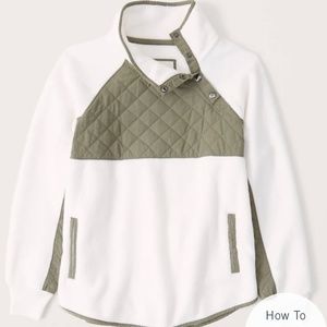 Abercrombie Snap up fleece